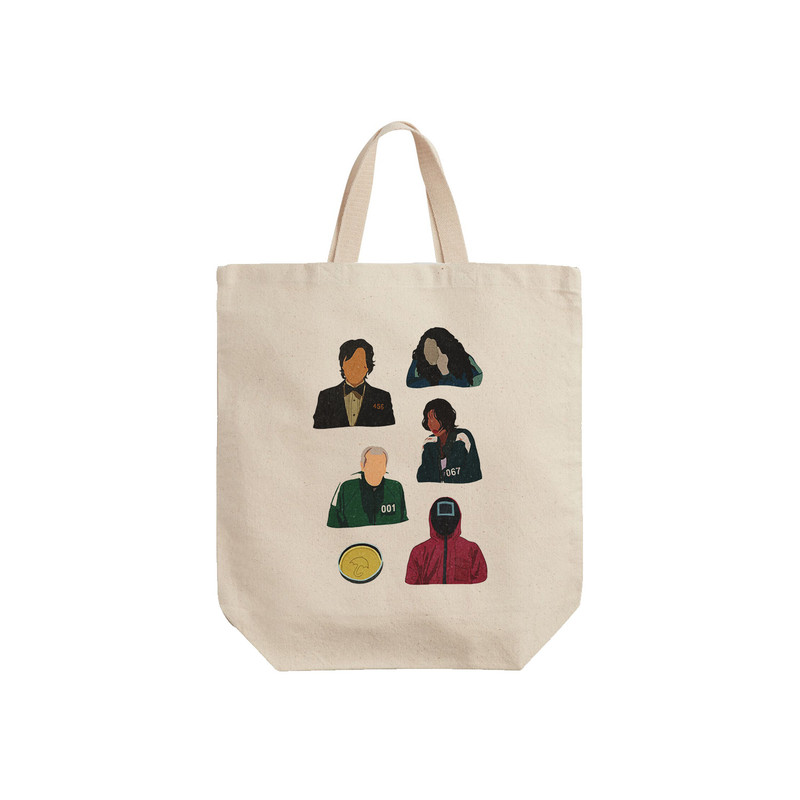 ساک خرید ترمه طراحان ایده مدل سریال اسکویید گیم کد cfp3062 - S