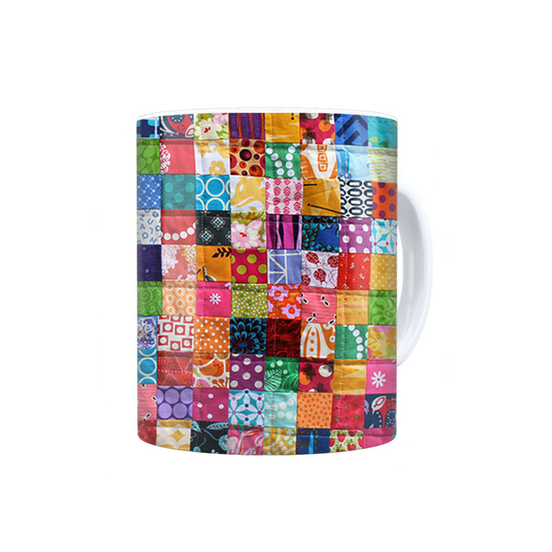 ماگ ترمه طراحان ایده مدل پارچه چهل تیکه کد cfp1008