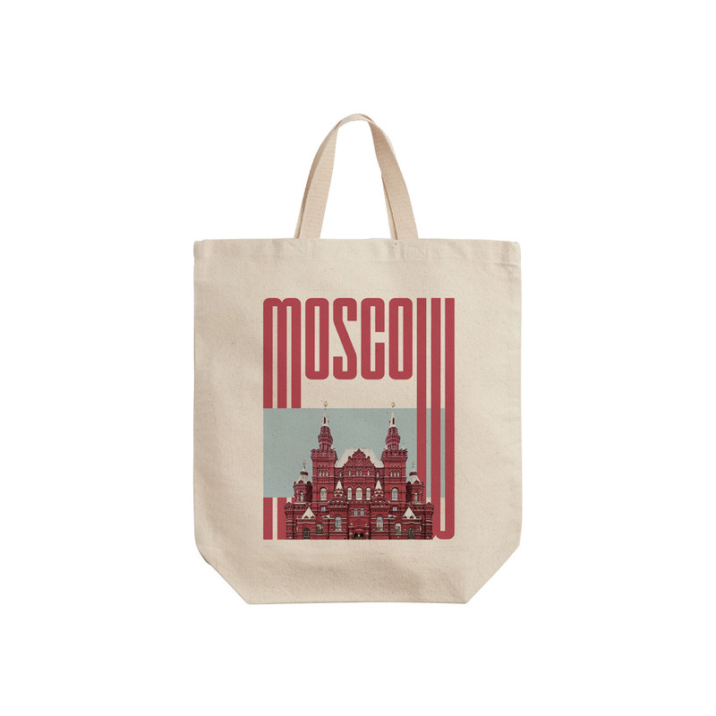 ساک خرید ترمه طراحان ایده طرح مسکو کد strm0681 - S