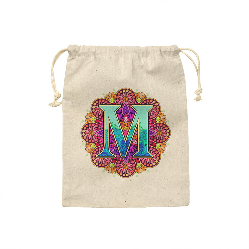 کیسه نان و سبزی ترمه طراحان ایده مدل حرف M ماندالا کد cfp2963 - M