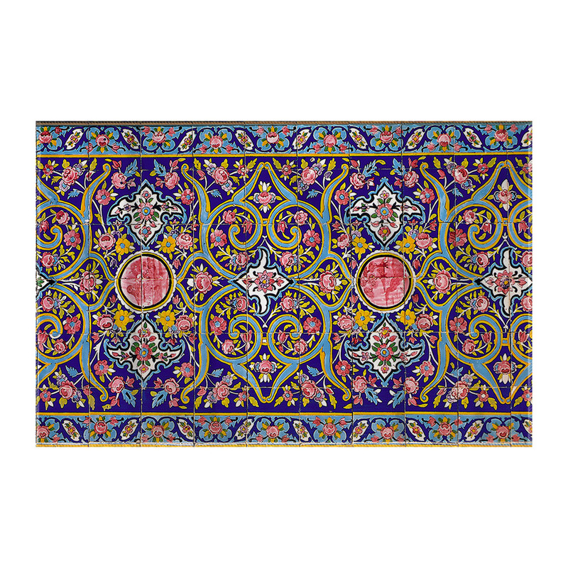 کاغذ کادو ترمه طراحان ایده مدل کاشی اسلیمی کد trm523