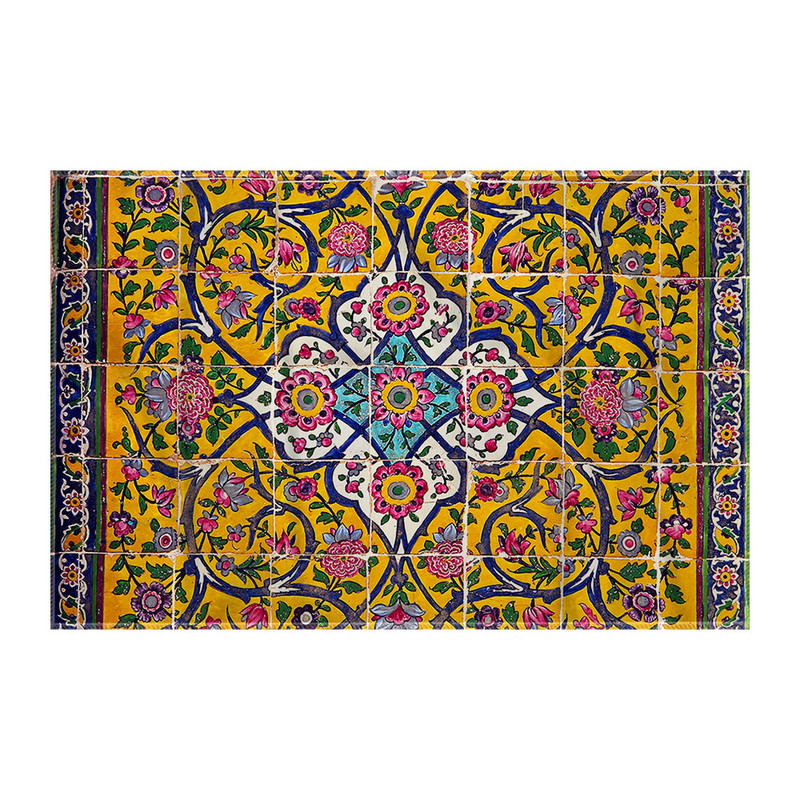 کاغذ کادو ترمه طراحان ایده مدل کاشی ایرانی trm521