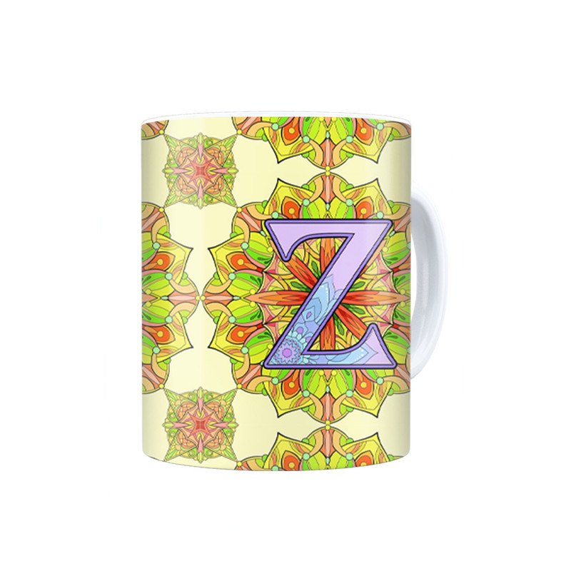 ماگ ترمه طراحان ایده مدل حرف Z ماندالا کد cfp2976