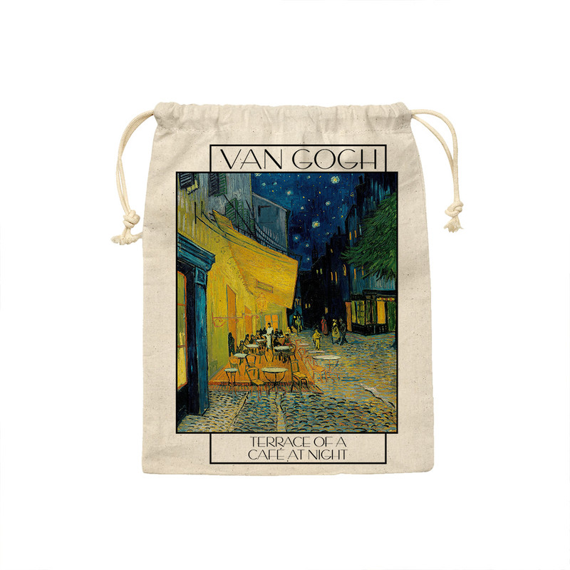 کیسه نان و سبزی ترمه طراحان ایده مدل تراس یک کافه در شب از ونگوگ کد art0016 - S
