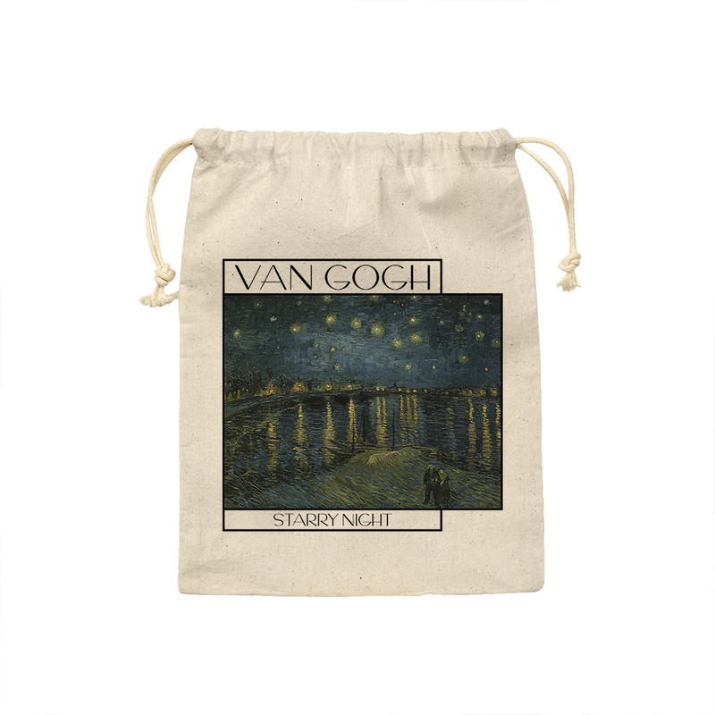 کیسه نان و سبزی ترمه طراحان ایده مدل شب ستاره ای از ونگوگ کد art0018 - S