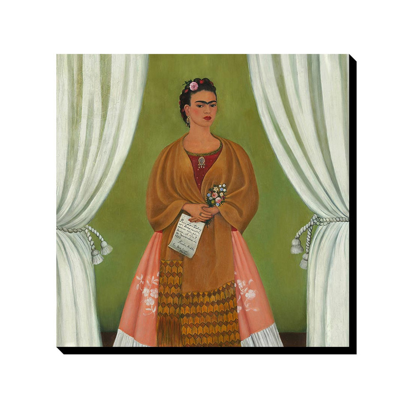 تابلو ترمه طراحان ایده طرح خودنگار اختصاصی برای لئون تروتسکی از فریدا کد art0132