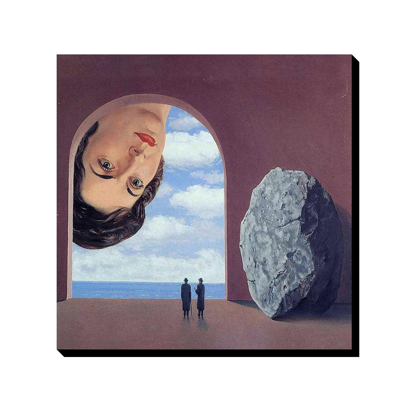 تابلو ترمه طراحان ایده طرح پرتره استفی لانگی از ماگریت کد art0411