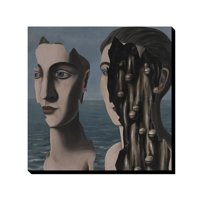 تابلو شاسی ترمه طراحان ایده مدل راز دوگانه از ماگریت کد art0422