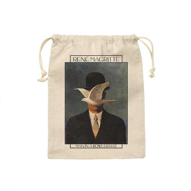 کیسه نان و سبزی ترمه طراحان ایده مدل مردی با کلاه کاسه ای از ماگریت کد art0392 - M