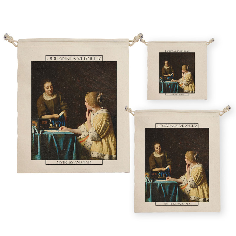 نظم دهنده ترمه طراحان ایده مدل خانم و خدمتکار از ورمر کد art0574 مجموعه سه عددی