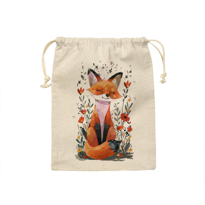 کیسه نان و سبزی ترمه طراحان ایده مدل روباه بامزه کد strm1058 - S