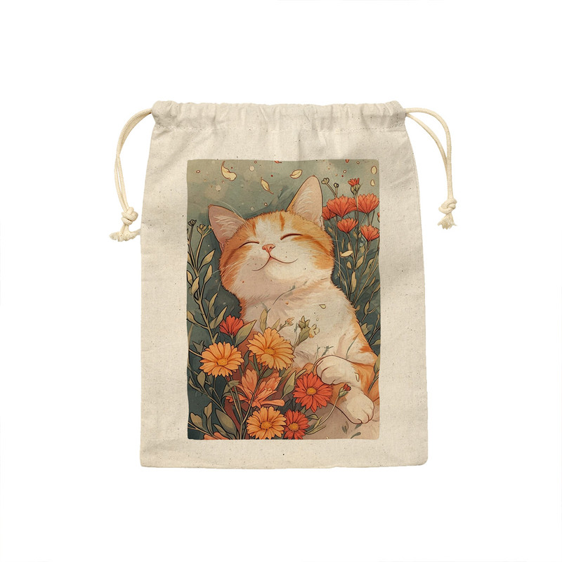 کیسه نان و سبزی ترمه طراحان ایده مدل گربه در گل کد strm1081 - S