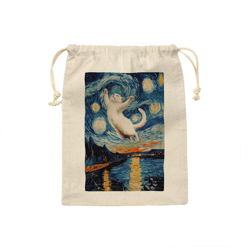 کیسه نان و سبزی ترمه طراحان ایده مدل گربه ونگوگ کد strm1102 - S