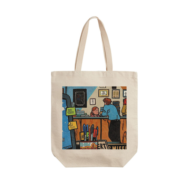 ساک خرید ترمه طراحان ایده مدل سریال آفیس کد cfp2685 - L