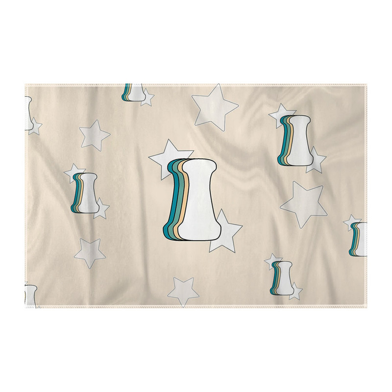 کاغذ کادو ترمه طراحان ایده مدل حرف I رترو کد cfp2933