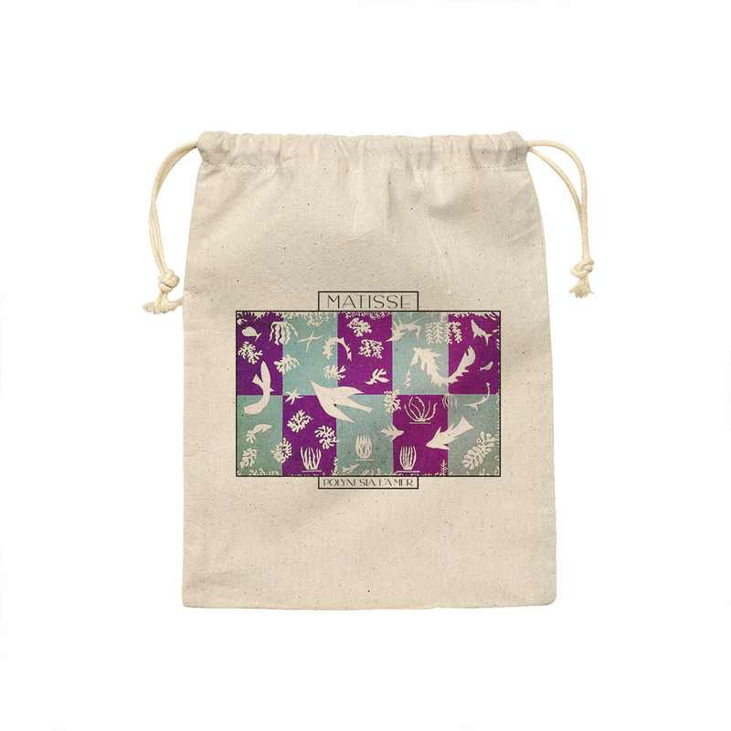 کیسه نان و سبزی ترمه طراحان ایده مدل پلینزی، دریا از ماتیس کد art0637 - M