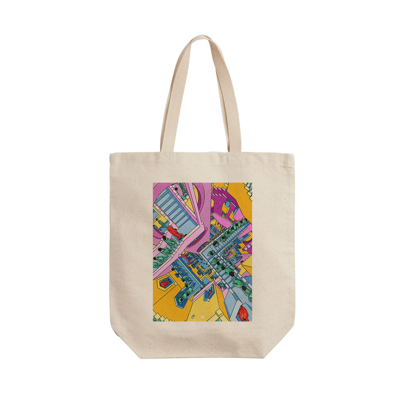 ساک خرید ترمه طراحان ایده مدل سریال اسکویید گیم کد cfp3058 - L