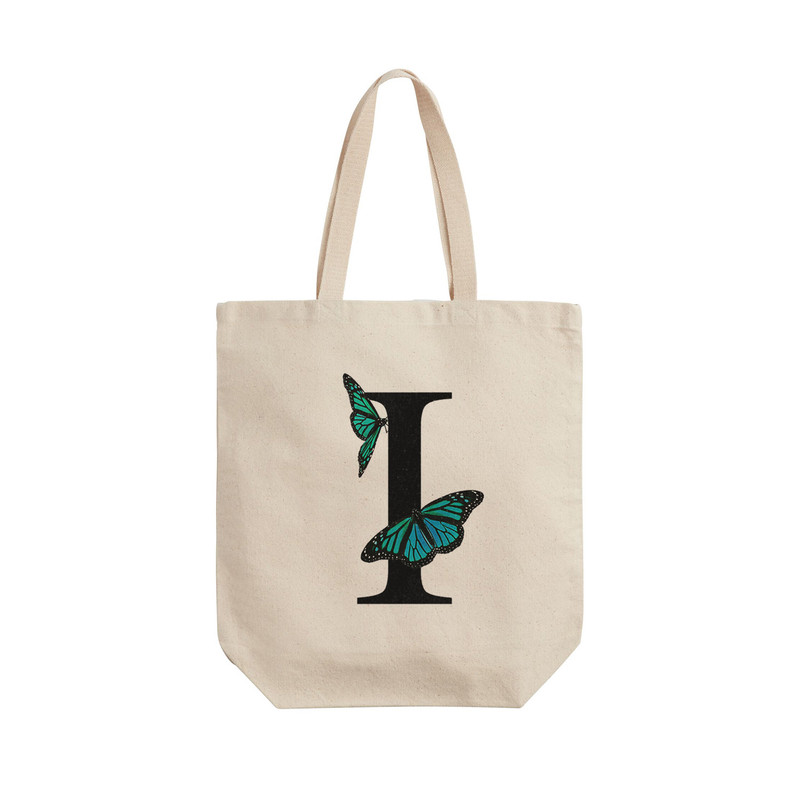 ساک خرید ترمه طراحان ایده مدل حرف I پروانه ای کد cfp3011 - L