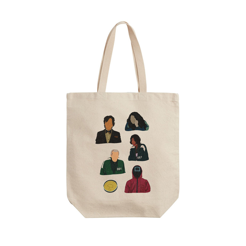 ساک خرید ترمه طراحان ایده مدل سریال اسکویید گیم کد cfp3062 - L