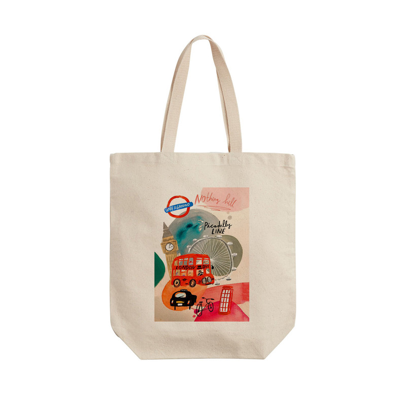 ساک خرید ترمه طراحان ایده مدل پترن لندن کد strm0792 - L