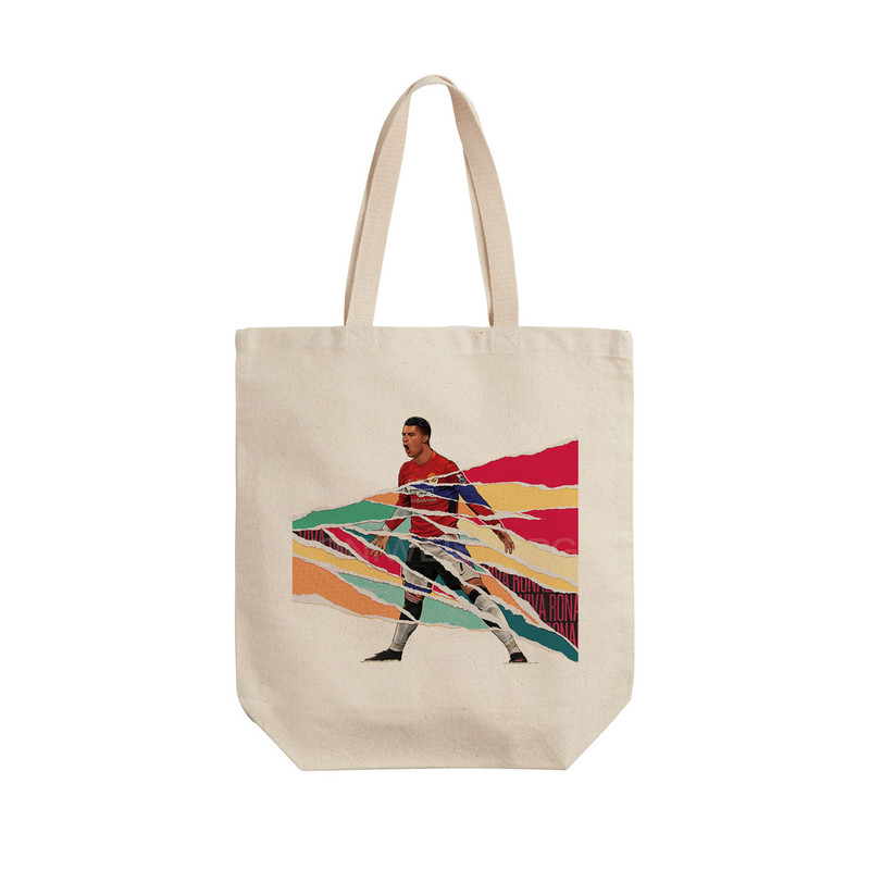 ساک خرید ترمه طراحان ایده مدل پترن کریستیانو رونالدو کد strm0816 - L