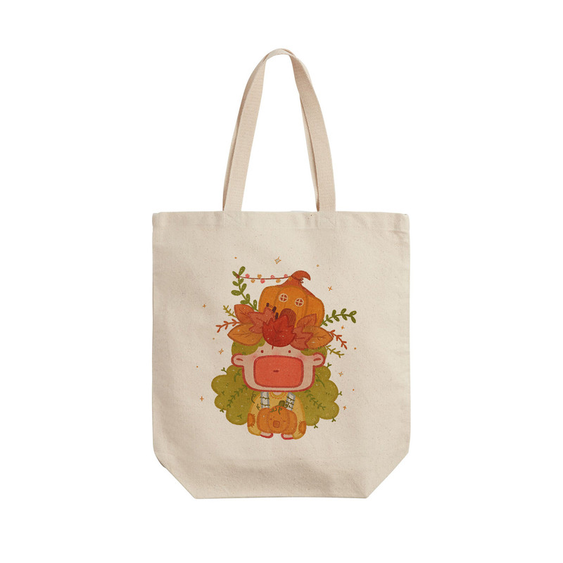 ساک خرید ترمه طراحان ایده مدل دختر بچه پاییزی کد cfp2124 - L