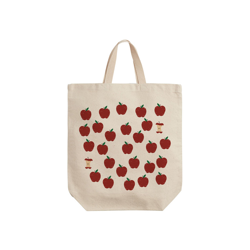 ساک خرید ترمه طراحان ایده مدل پترن سیب کد cfp2021 - S