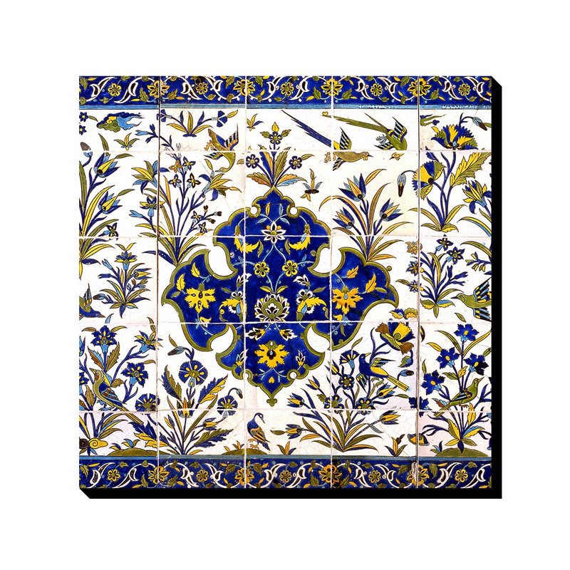 تابلو شاسی مدل کاشی قاجار کد 1007