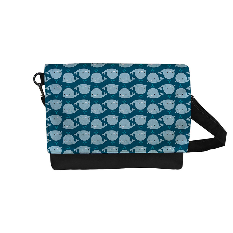 کیف رودوشی زنانه ترمه طراحان ایده مدل پترن نهنگ strm0201