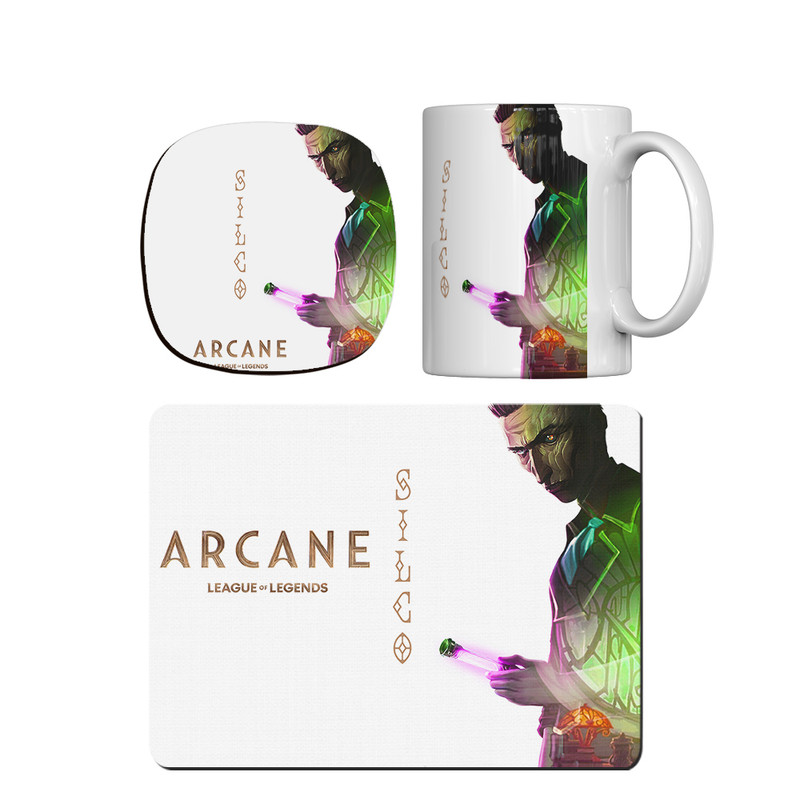 ماگ ترمه طراحان ایده مدل سیلکو انیمیشن آرکین کد cfp1737 همراه با زیر لیوانی و موس پد