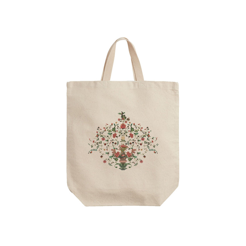 ساک خرید ترمه طراحان ایده مدل گل و گلدان کد cfp2012 - S