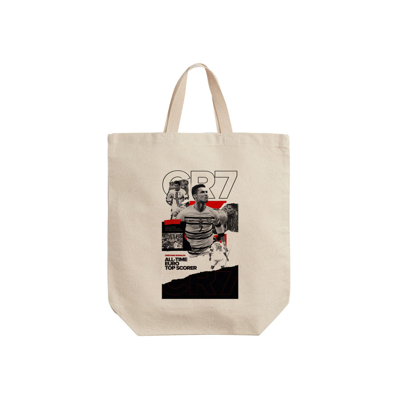 ساک خرید ترمه طراحان ایده مدل پترن کریستیانو رونالدو کد strm0817 - S