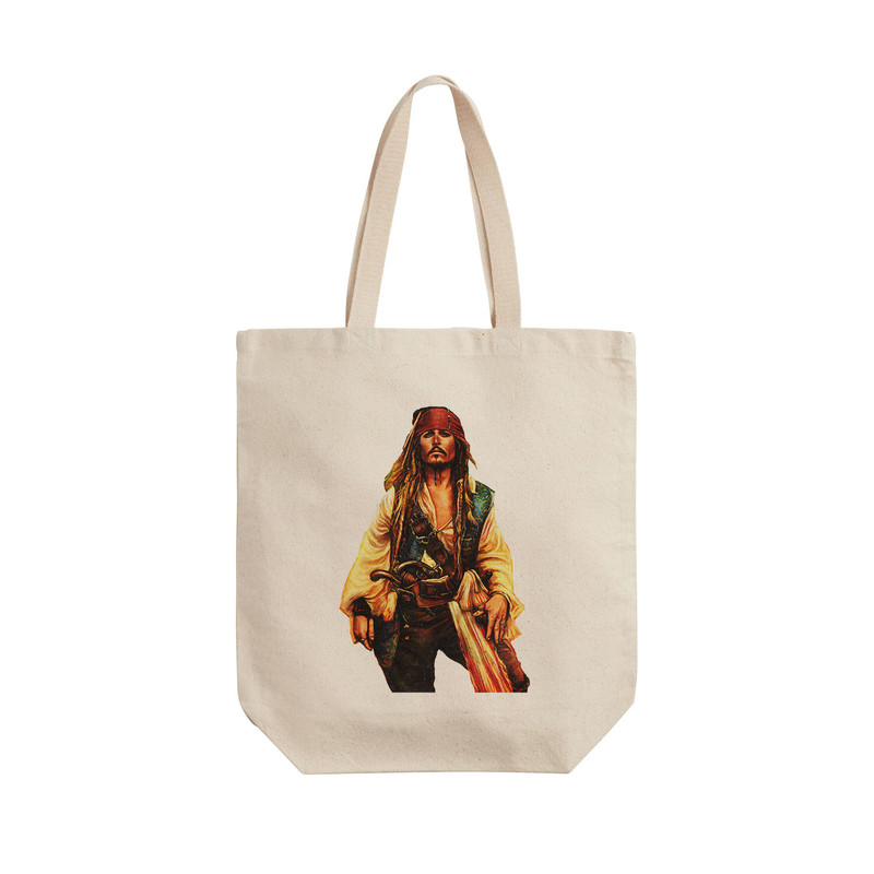 ساک خرید ترمه طراحان ایده مدل Jack Sparrow - جک اسپارو کد cfp1219 - L