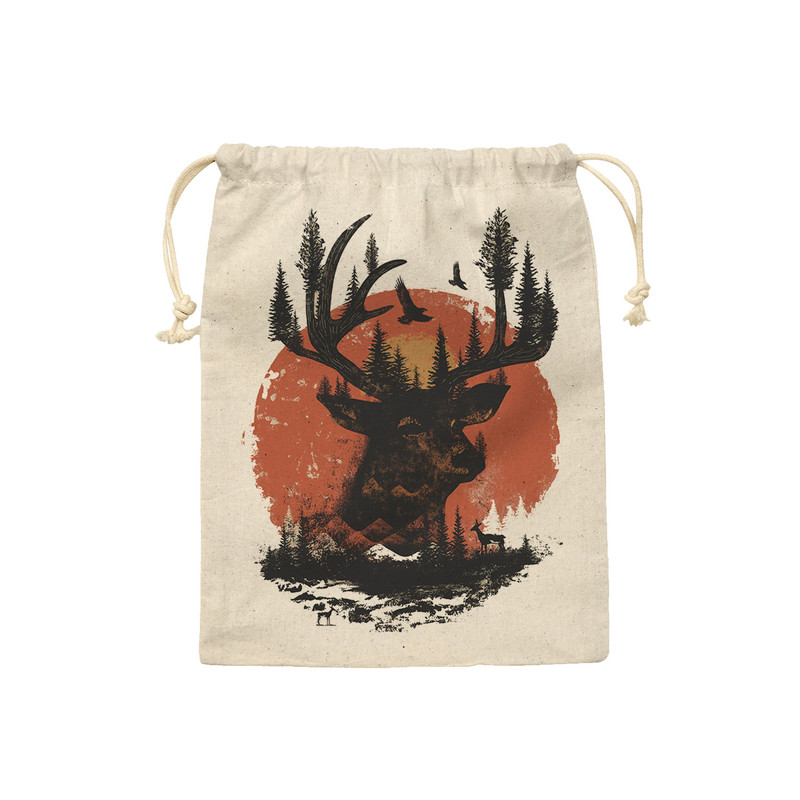 نظم دهنده ترمه طراحان ایده مدل کیسه بنددار گوزن جنگلی کد cfp1047 - L