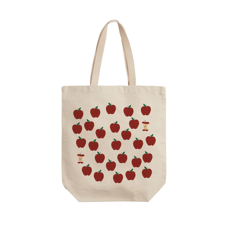 ساک خرید ترمه طراحان ایده مدل پترن سیب کد cfp2021 - L