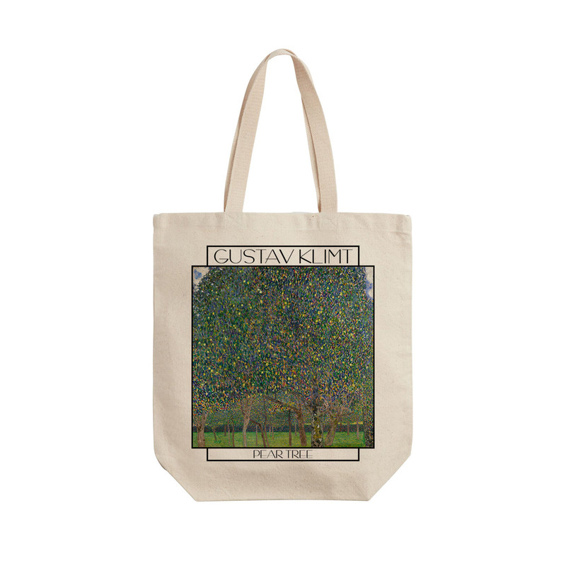 ساک خرید ترمه طراحان ایده مدل درخت گلابی از کلیمت کد art0098 - L