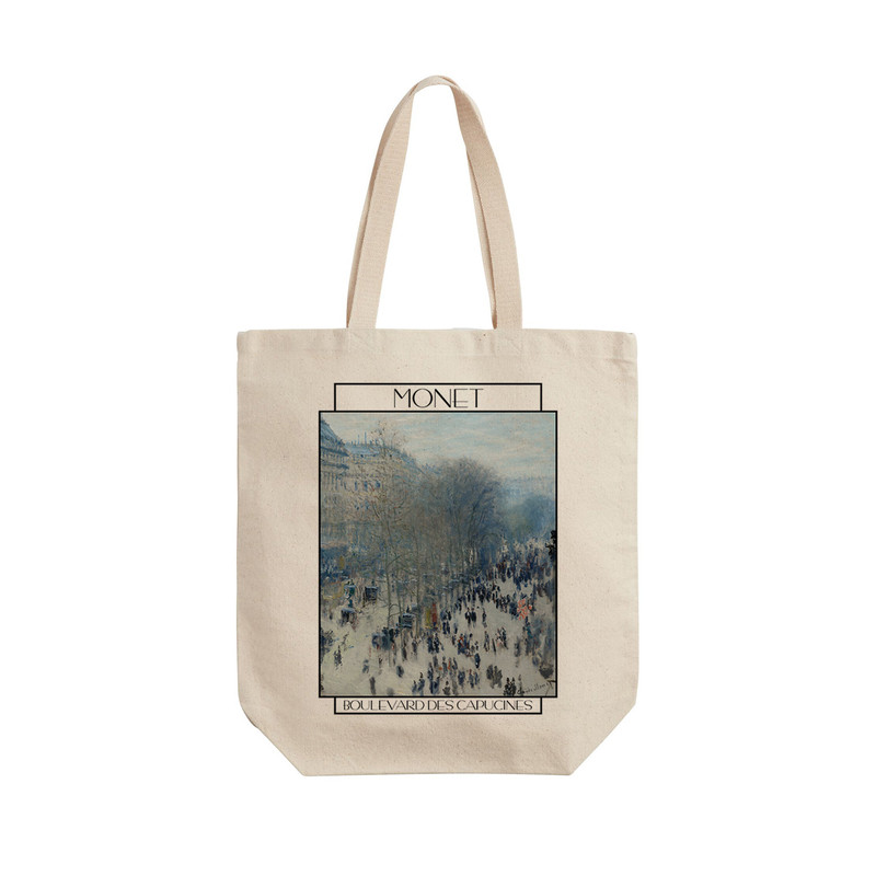 ساک خرید ترمه طراحان ایده مدل بلوار د کاپوسین از مونه کد art0241 - L