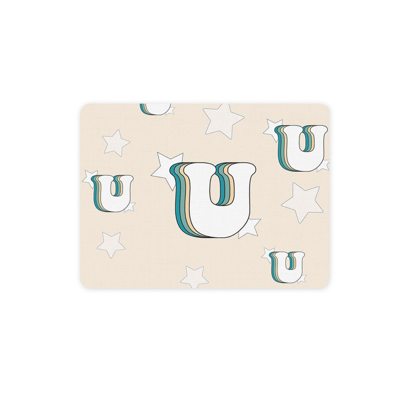 ماوس پد ترمه طراحان ایده مدل حرف U رترو کد cfp2945