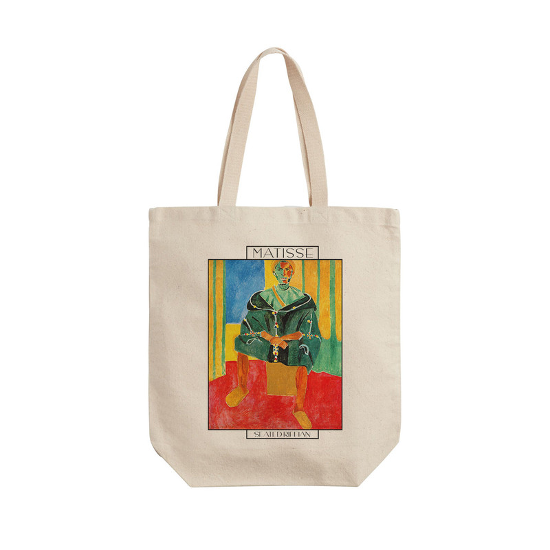 ساک خرید ترمه طراحان ایده مدل ریفیان نشسته از ماتیس کد art0651 - L