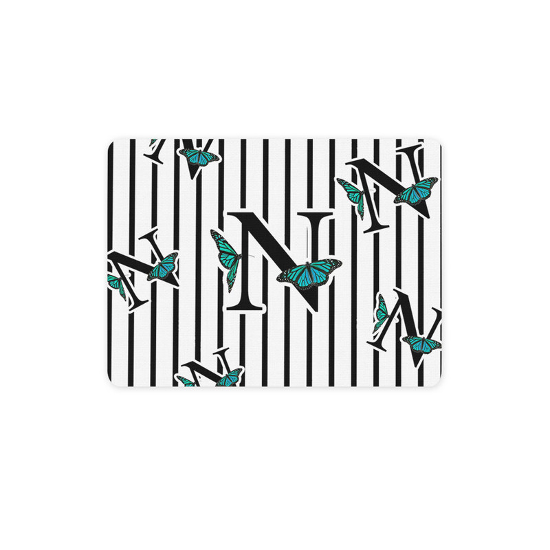 ماوس پد ترمه طراحان ایده مدل حرف N پروانه ای کد cfp3016