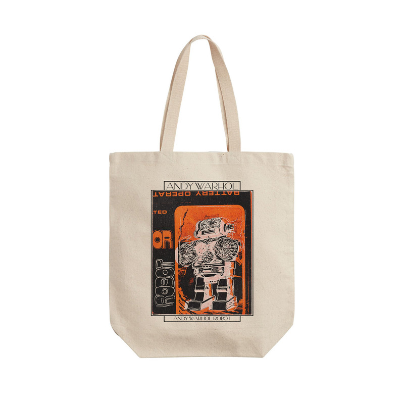 ساک خرید ترمه طراحان ایده مدل ربات اندی وارهول از وارهول کد art0802 - L