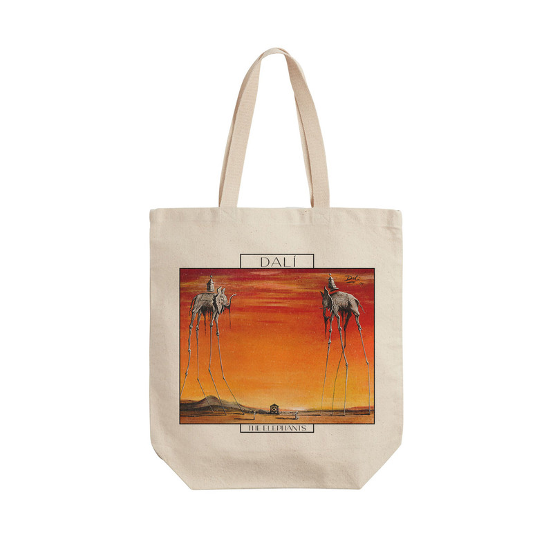 ساک خرید ترمه طراحان ایده مدل فیل ها از دالی کد art0771 - L