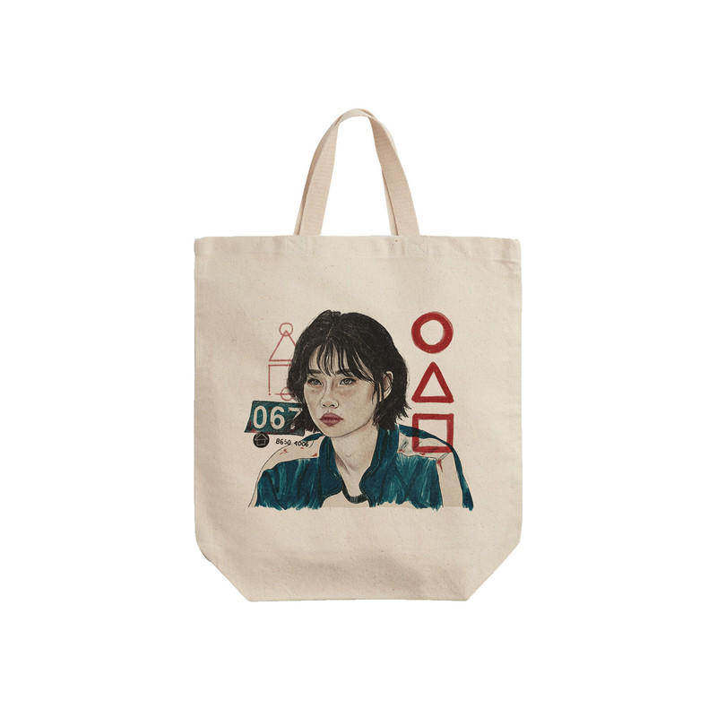 ساک خرید ترمه طراحان ایده مدل سریال اسکویید گیم کد cfp3061 - S