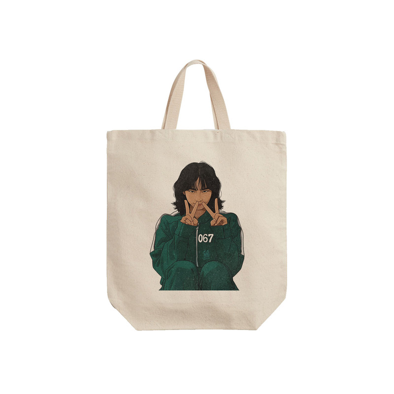 ساک خرید ترمه طراحان ایده مدل سریال اسکویید گیم کد cfp3080 - S