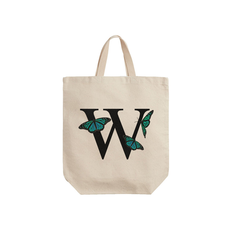 ساک خرید ترمه طراحان ایده مدل حرف W پروانه ای کد cfp3025 - S