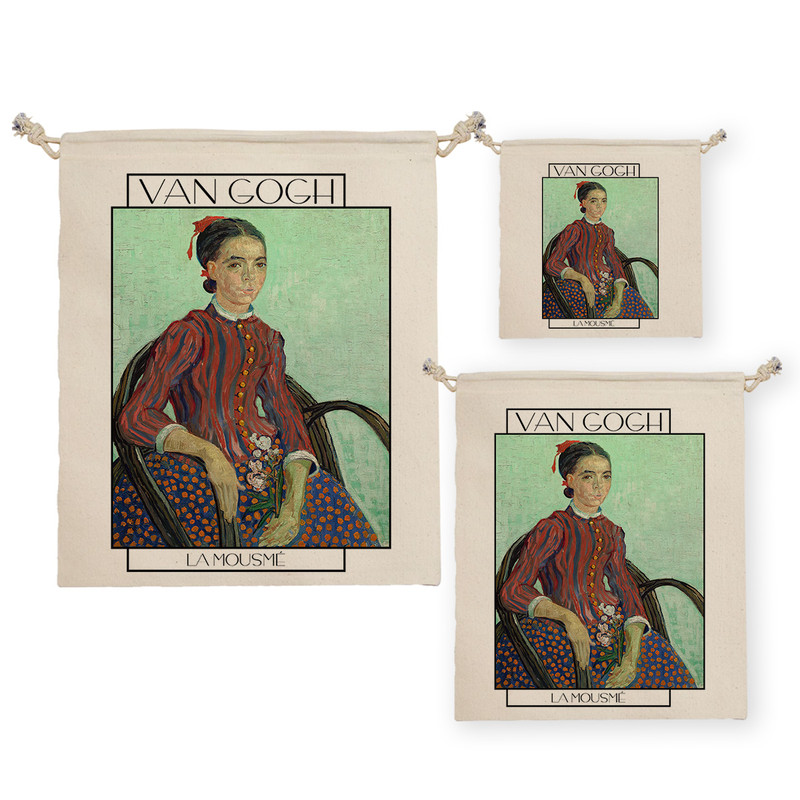 نظم دهنده ترمه طراحان ایده مدل کیسه بنددار خانم لا موسمه از ونگوگ کد art0058 بسته سه عددی