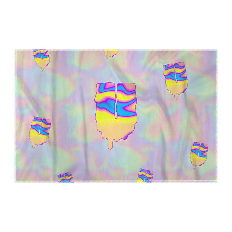 کاغذ کادو ترمه طراحان ایده مدل حرف U هولوگرامی کد cfp2997