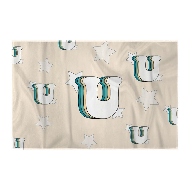 کاغذ کادو ترمه طراحان ایده مدل حرف U رترو کد cfp2945