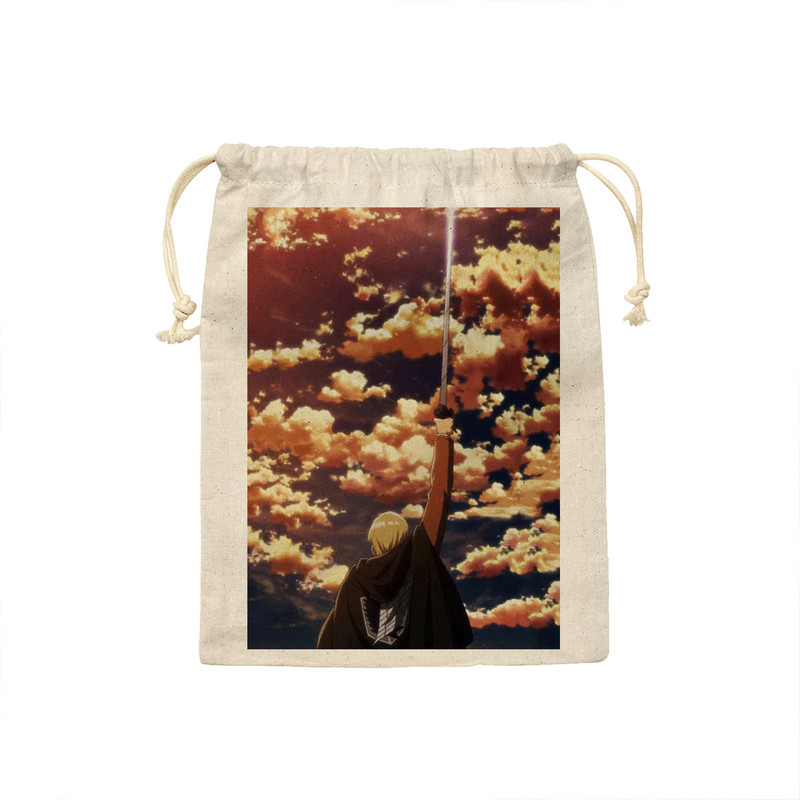 کیسه نان و سبزی ترمه طراحان ایده  طرح اَتک آن تایتان Attack on Titan کد strm0377 - M