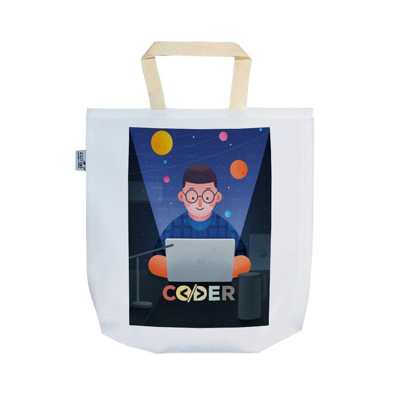 ساک خرید ترمه طراحان ایده مدل برنامه نویس کد job0085 - SS